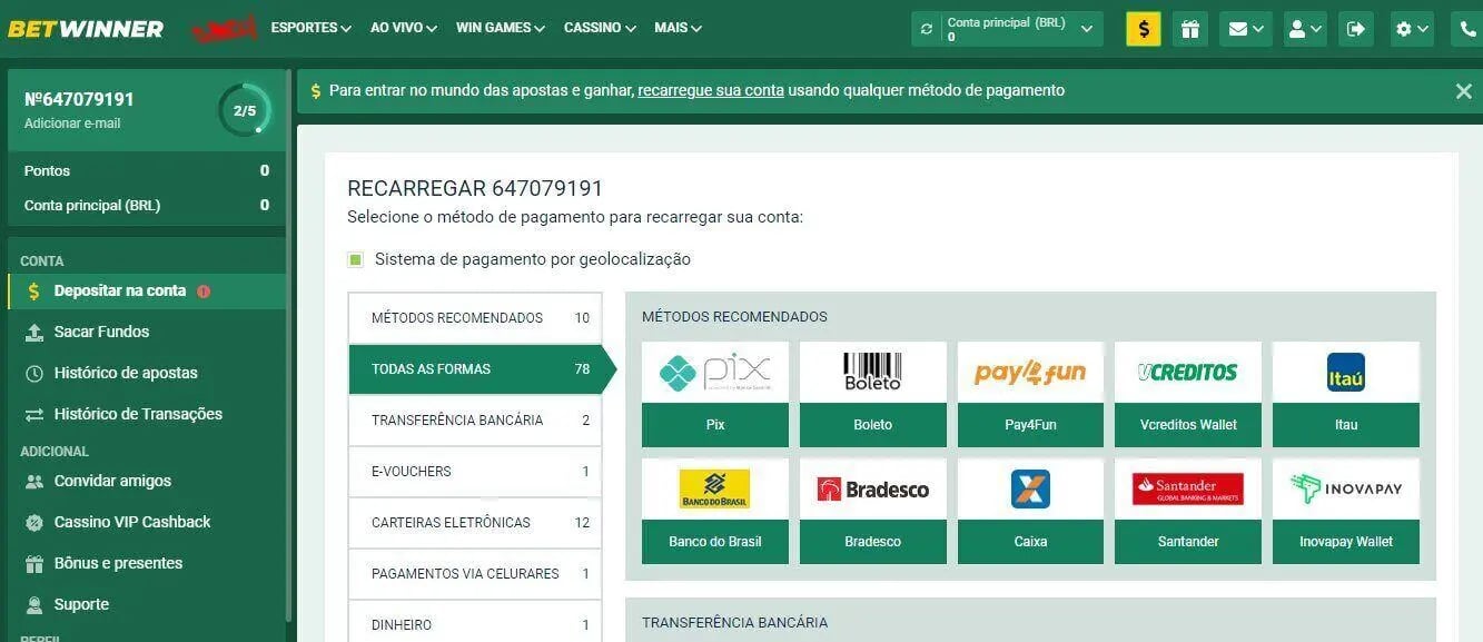 betsul 20 reais